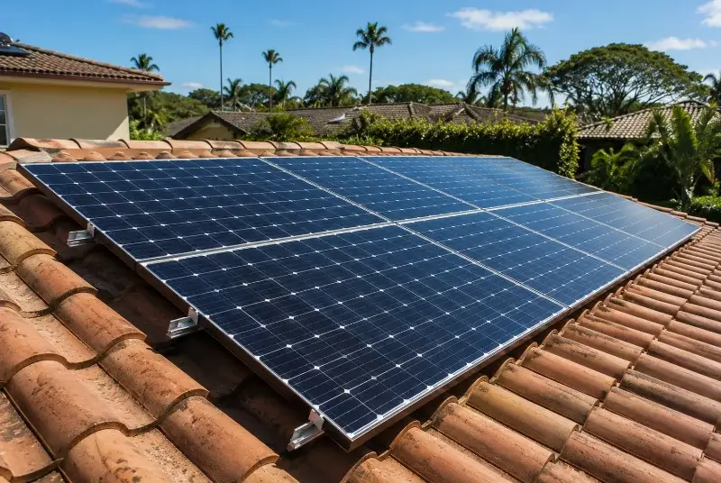 Installation de panneaux solaires à Bouniagues
